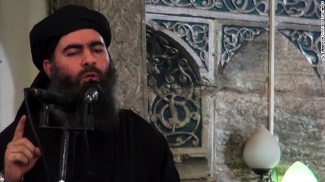 Thủ lĩnh của t&ocirc;̉ chức khủng b&ocirc;́ IS Abu Bakr al-Baghdadi