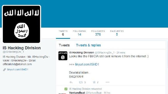 IS đưa bản danh s&aacute;ch l&ecirc;n mạng x&atilde; hội Twitter