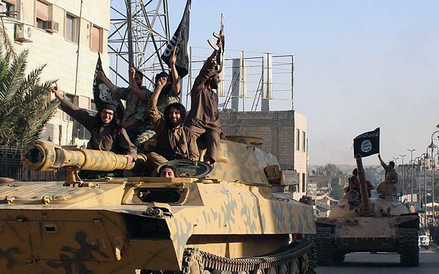 C&aacute;c tay s&uacute;ng khủng b&ocirc;́ IS tại tỉnh Raqqa