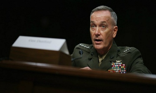Chủ tịch hội đồng Tham mưu trưởng li&ecirc;n qu&acirc;n Mỹ, tướng Joseph Dunford