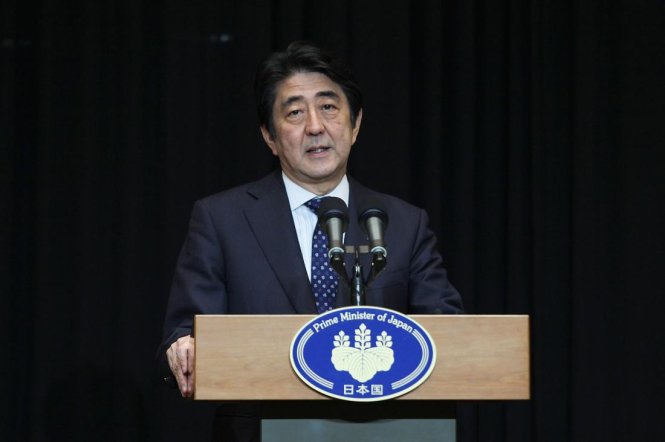 Thủ tướng Nhật Bản Shinzo Abe cho bi&ecirc;́t Nh&acirc;̣t ngừng tham gia li&ecirc;n minh ch&ocirc;́ng khủng b&ocirc;́ IS