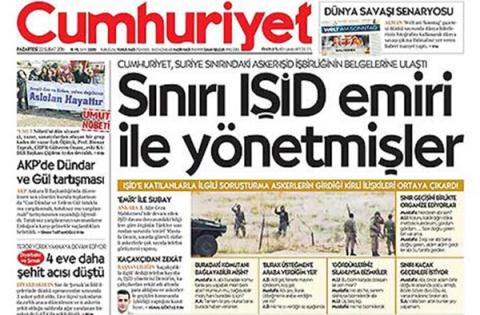 Cumhuriyet tố c&aacute;o Link Đăng Nhập Nhà cái 13Win16.Com Erdogan c&oacute; quan hệ phức tạp với nh&oacute;m khủng b&ocirc;́ IS