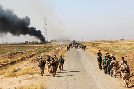 Lực lượng người Kurd gi&agrave;nh lại 10 ng&ocirc;i l&agrave;ng ở Bắc Iraq từ tay khủng bố IS 