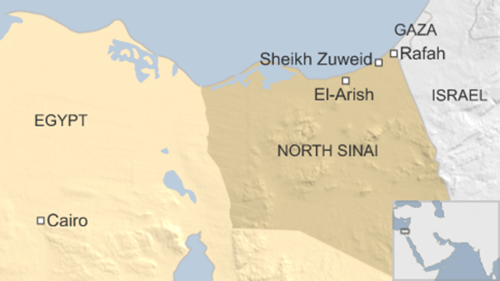 Vị tr&iacute; b&aacute;n đảo Sinai, Ai Cập. Vị tr&iacute; b&aacute;n đảo Sinai, Ai Cập