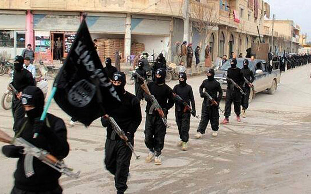 C&aacute;c tay s&uacute;ng IS tại TP Raqqa, Syria