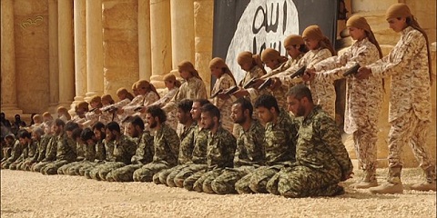 C&aacute;c trẻ em bị IS tẩy n&atilde;o đ&atilde; h&agrave;nh quyết 25 l&iacute;nh Syria 