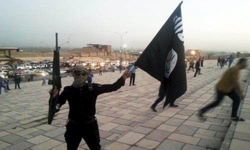 Phi&ecirc;́n qu&acirc;n khủng b&ocirc;́ IS giương cờ tại th&agrave;nh phố Mosul, Iraq