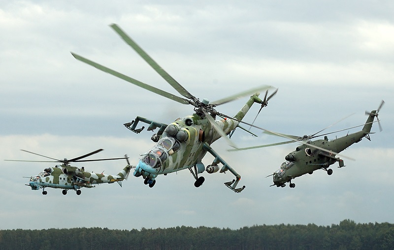 Trực thăng tấn c&ocirc;ng Mi-24 của Nga 