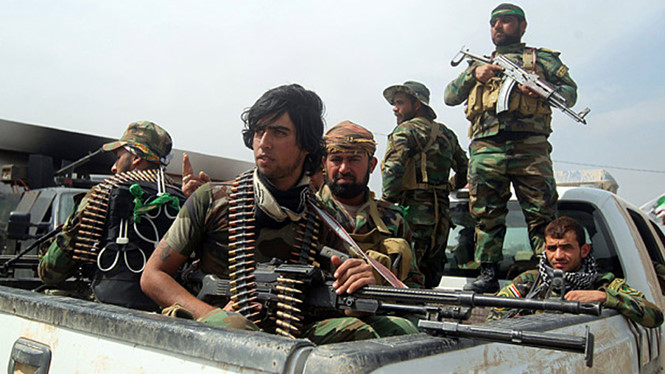 D&acirc;n qu&acirc;n Iraq đang tham gia chiến dịch gần th&agrave;nh phố Tikrit