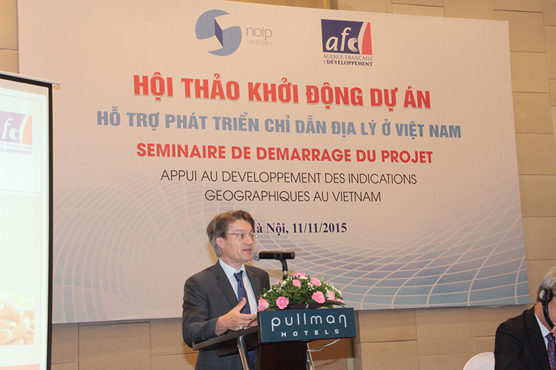 Ph&aacute;p từng hỗ trợ Việt Nam 1,1 triệu USD x&acirc;y chỉ dẫn địa l&yacute; n&ocirc;ng sản v&agrave;o cuối năm 2015