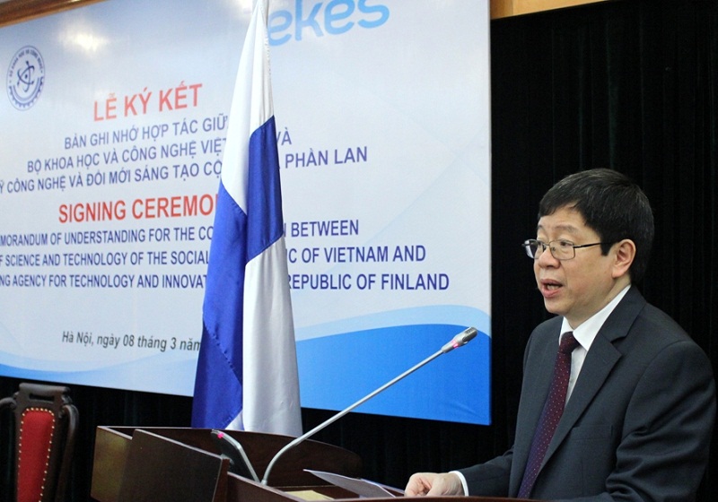 Thứ trưởng Bộ Khoa học v&agrave; C&ocirc;ng nghệ Trần Quốc Kh&aacute;nh