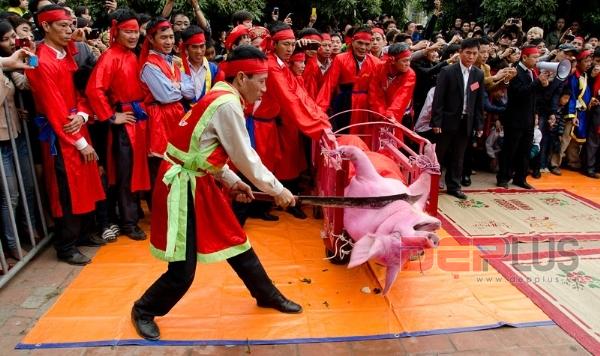 lễ ch&eacute;m lợn ở bắc ninh