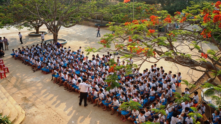 trường học tr&ecirc;n đảo L&yacute; Sơn
