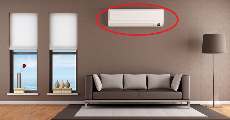 Kh&ocirc;ng n&ecirc;n đặt điều h&oacute;a chiếu thẳng v&agrave;o vị tr&iacute; ghế ngồi trong ph&ograve;ng kh&aacute;ch
