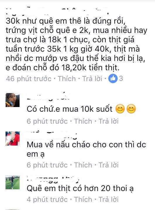 Nhiều &yacute; kiến tr&aacute;i chiều về gi&aacute; cả của bữa ăn n&agrave;y