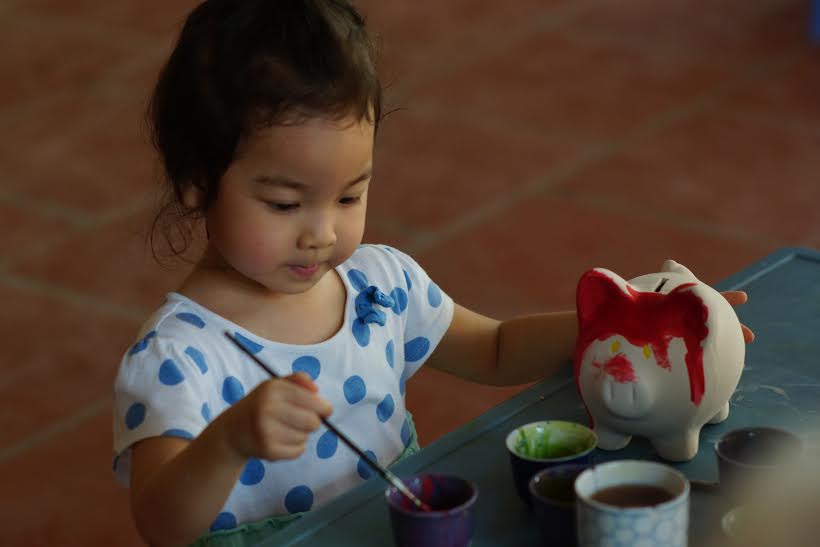 Trải nghiệm l&agrave;m gốm B&aacute;t Tr&agrave;ng d&agrave;nh cho trẻ