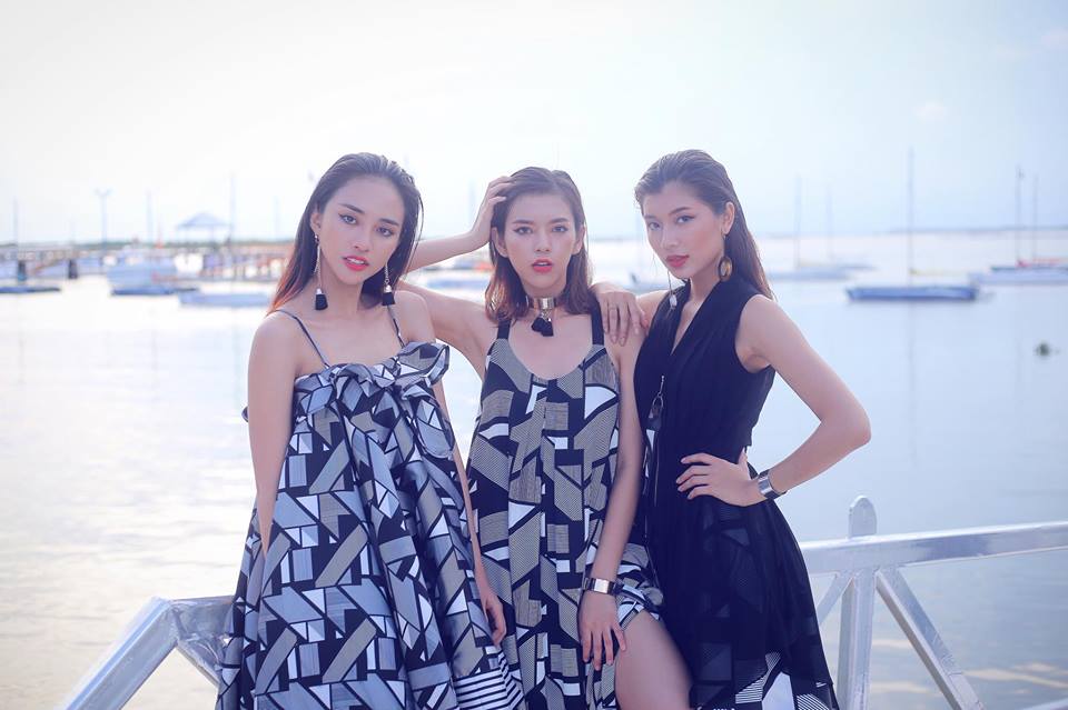 Team Minh T&uacute; trong buổi chụp h&igrave;nh The Face tập 5