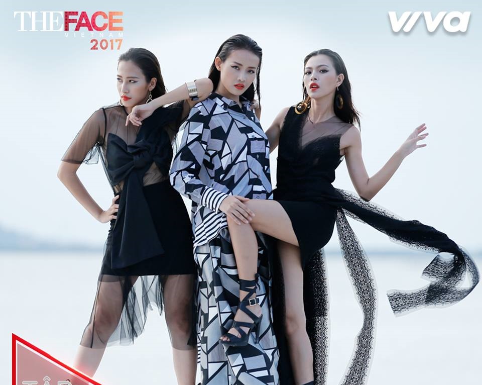 Team Lan Khu&ecirc; trong buổi chụp h&igrave;nh The Face tập 5 tr&ecirc;n boong t&agrave;u