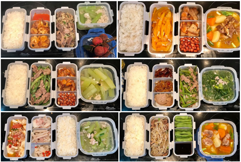 Thực đơn cơm trưa chị Phương chuẩn bị cho chồng v&ocirc; c&ugrave;ng phong ph&uacute;