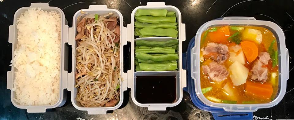 Chị lu&ocirc;n chuẩn bị  3 - 4 m&oacute;n ăn cho chồng mang đi l&agrave;m