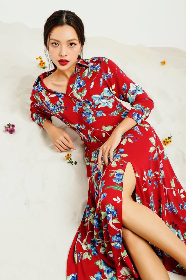 T&uacute; Hảo được mệnh danh l&agrave; nữ ho&agrave;ng lookbook với gương mặt đậm chất high-fashion