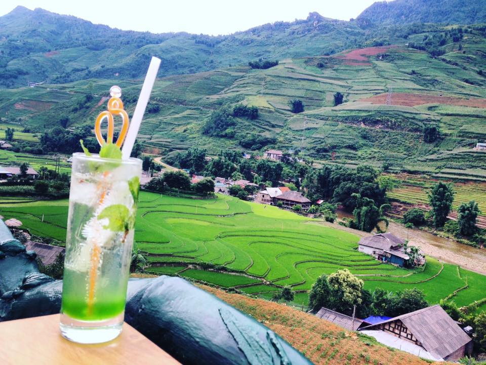 Sapa với những ruộng bậc thang nhấp nh&ocirc;