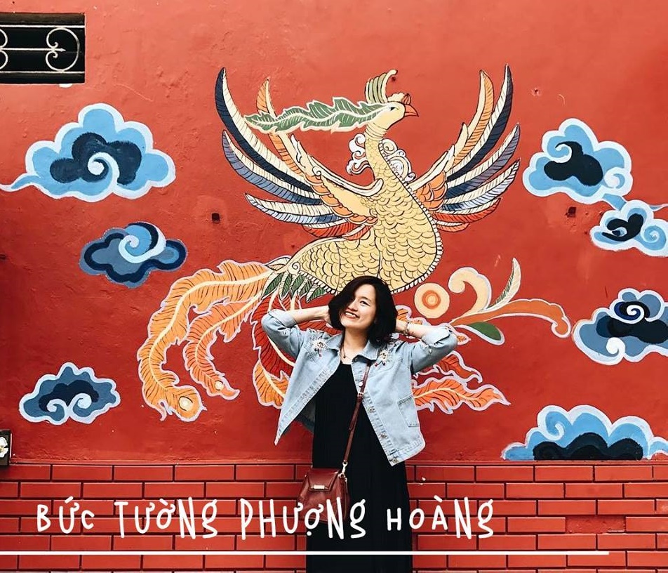 Bức tường phượng ho&agrave;ng. Ảnh: Check in Vietnam