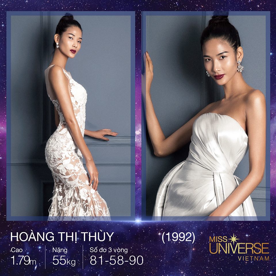 Ho&agrave;ng Th&ugrave;y ch&iacute;nh thức tham dự Hoa hậu Ho&agrave;n vũ 2017