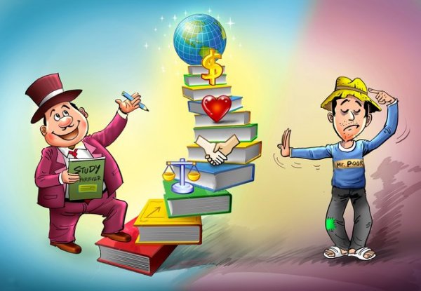 Người gi&agrave;u lu&ocirc;n đặt ra những mục ti&ecirc;u cao để nỗ lực phấn đấu