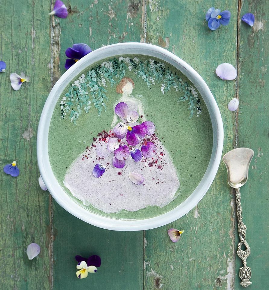 Những tuyệt t&aacute;c nghệ thuật trong mỗi ly smoothies của c&ocirc; g&aacute;i New Zeland