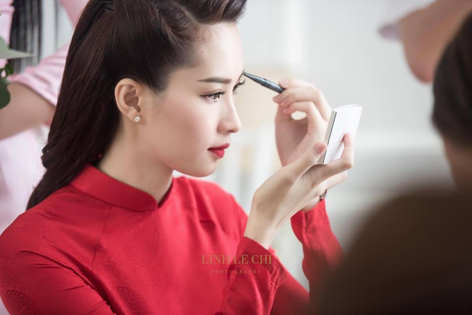 Hoa hậu Đặng Thu Thảo chuẩn bị trước lễ vu quy 