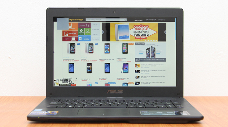 Mua laptop gi&aacute; rẻ Asus X452LAV nhận qu&agrave; liền tay tại Thế Giới Di Động