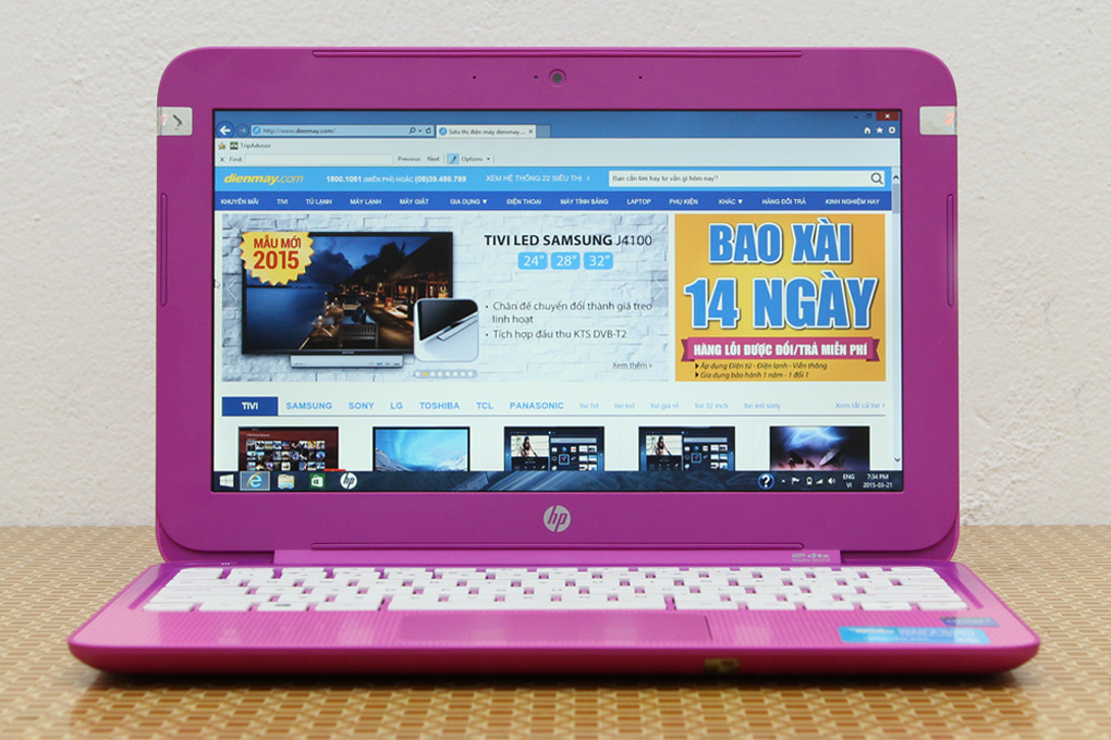 Laptop gi&aacute; rẻ HP Stream 11sở hữu thiết kế gọn nhẹ, đẹp mắt