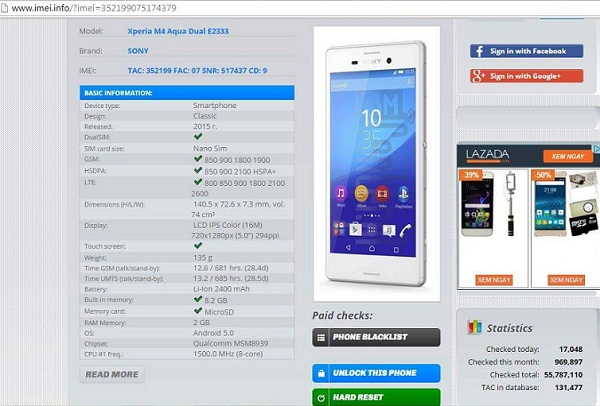Sản phẩm điện thoại của kh&aacute;ch h&agrave;ng Dũng mua tại Lazada