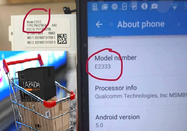 Kh&aacute;ch h&agrave;ng đặt mua điện thoại Sony Xperia M4 Aqua Dual E2333 16GB m&agrave;u đen, nhưng khi check imei tr&ecirc;n imei.info lại ra m&agrave;u trắng, m&aacute;y Sony M4 E2333 lại th&agrave;nh E2312 (!?)