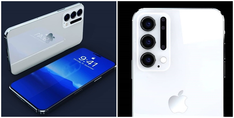 iPhone 12 Pro thiết kế cụm camera sau với 6 ống k&iacute;nh 