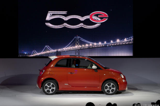 Top 10 động cơ tốt nhất 2014 - fiat 500e