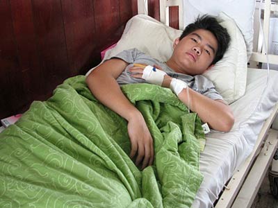 Em Anh Tuấn điều trị tại Bệnh viện Thống Nhất (TPHCM)