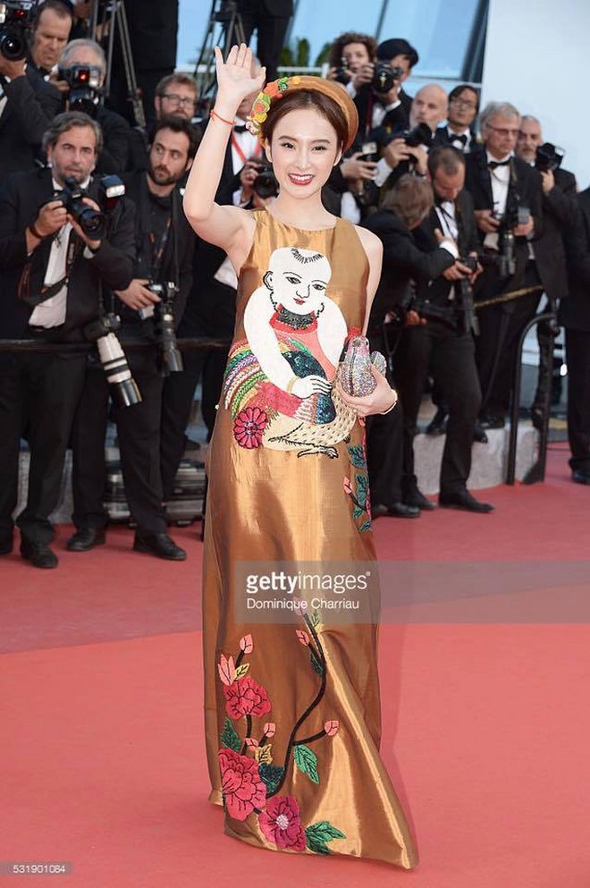 Angela Phương Trinh bất ngờ trở th&agrave;nh &lsquo;hiện tượng&rsquo; tr&ecirc;n thảm đỏ LHP Cannes