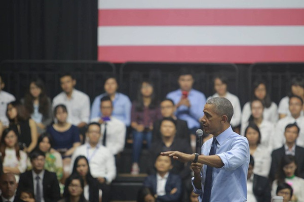 Tổng thống Obama n&oacute;i đến &lsquo;hiện tượng&rsquo; Sơn T&ugrave;ng trong b&agrave;i ph&aacute;t biểu