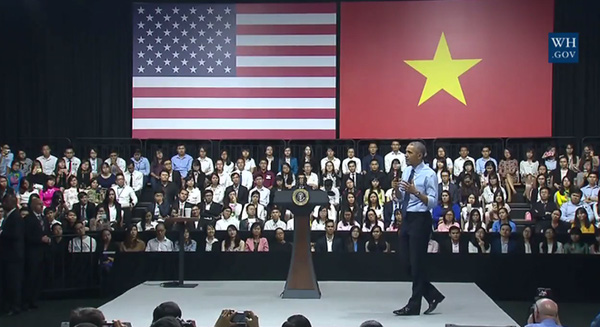 Tổng thống Obama n&oacute;i đến &lsquo;hiện tượng&rsquo; Sơn T&ugrave;ng trong b&agrave;i ph&aacute;t biểu
