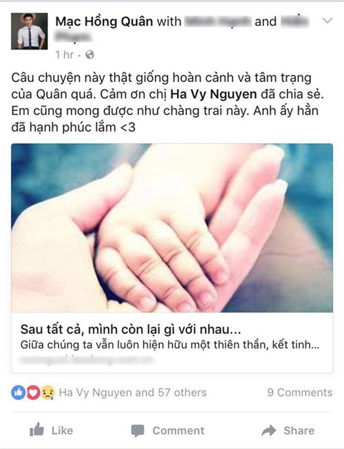 Mạc Hồng Qu&acirc;n muốn &lsquo;nối lại t&igrave;nh xưa&rsquo; với Ly Kute
