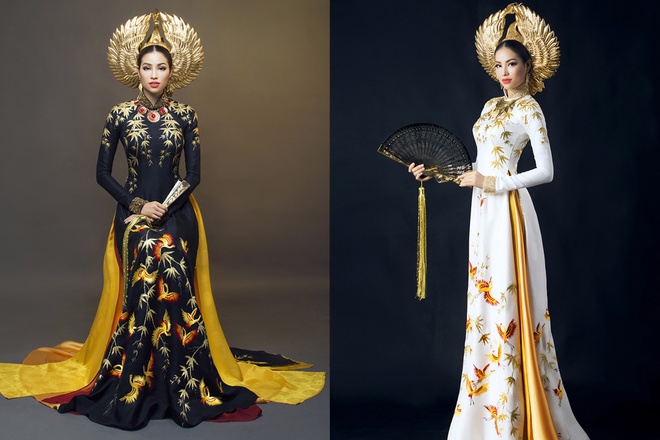 Ở Phạm Hương toát lên thần thái của một nữ hoàng sắc đẹp.