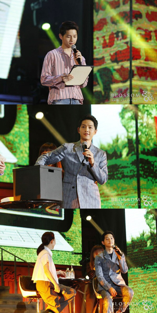 Song Joong Ki muốn đ&oacute;ng phim c&ugrave;ng Song Hye Kyo đến gi&agrave;