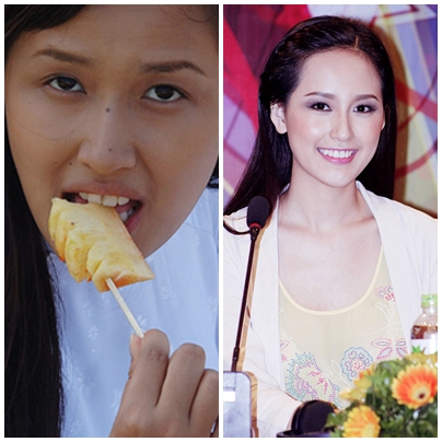 Đầu tiên, Mai Phương Thúy thay đổi về cách trang điểm và cách chọn trang phục.