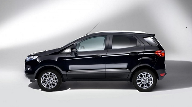 Ford EcoSport  2016 có kích thước tổng thể: Dài x Rộng x Cao lần lượt là: 4241 x 1765 x 1693 (mm) với chiều dài cơ sở: 2521 (mm).
