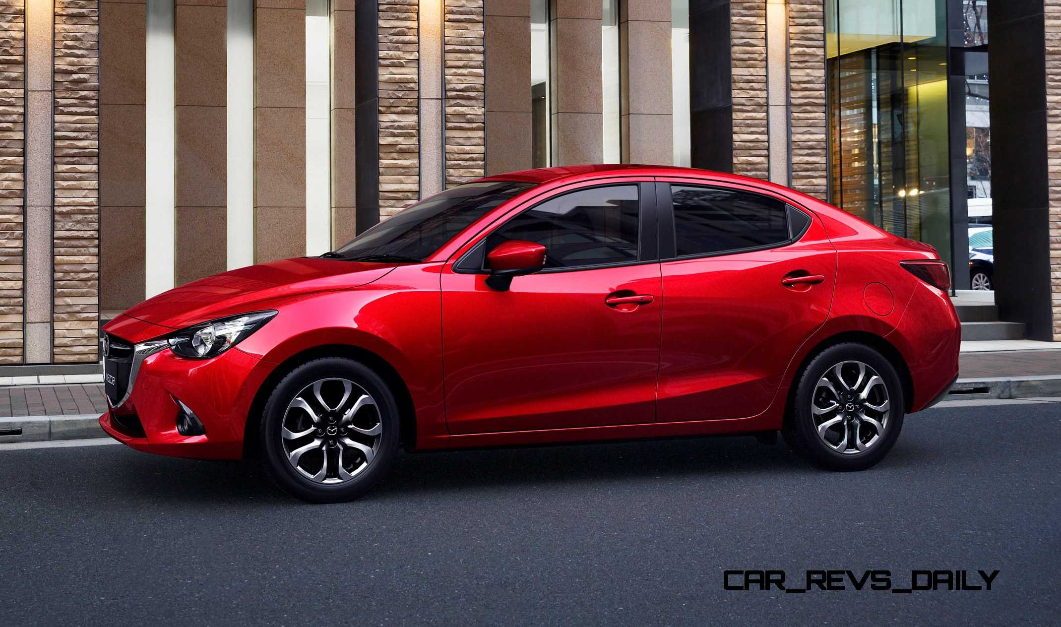 Mazda 2 2016 được thiết kế lại hoàn toàn mới từ khung gầm (được phát triển dựa trên khung gầm của chiếc CX-5 chứ không phải là trên nền tảng DE Platform của Ford như trước đây) cho tới hệ thống truyền động và hệ thống treo nhằm mang lại một hình ảnh tốt hơn đến với người dùng.