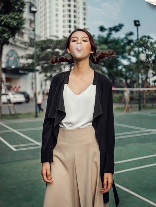 Đến với The Face tình cờ và không có quá nhiều kinh nghiệm như nhiều thí sinh khác, song ở Phí Phương Anh luôn toát lên vẻ trẻ trung, cá tính, tự nhiên và năng động rất riêng biệt. 