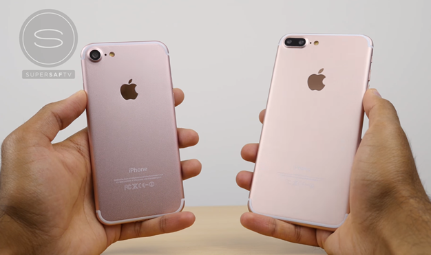 Điểm khác biệt lớn nhất giữa Iphone 7 và 7 Plus đó là camera. Trong khi, iPhone 7 Plus sẽ sở hữu cụm camera kép thì iPhone 7 sẽ vẫn chỉ có cụm camera tròn truyền thống, tuy nhiên kích thước tăng lên đáng kể hứa hẹn những tấm hình có chất lượng tốt hơn.