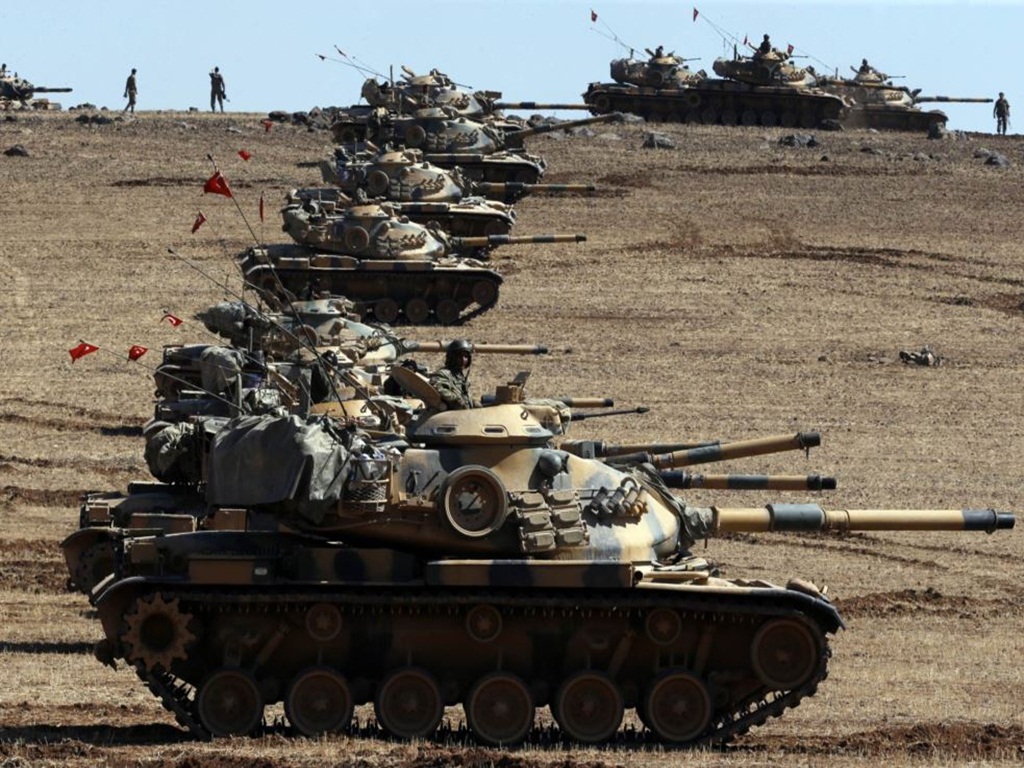 T&igrave;nh h&igrave;nh chiến sự Syria mới nhất: Xe tăng Thổ Nhĩ Kỳ rầm rập tiến v&agrave;o Syria